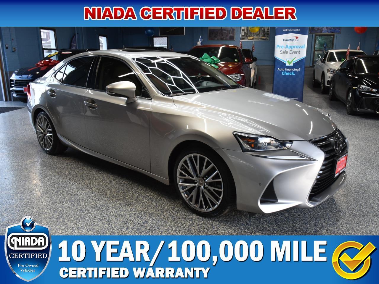 Gold 2018 Lexus IS Sedan All-Wheel Drive 9-Speed Automatic
