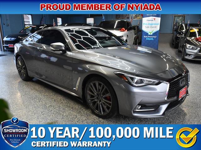 Gray 2017 INFINITI Q60 Coupe All-Wheel Drive