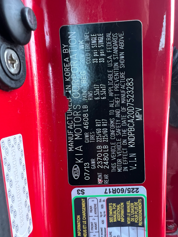 Kia Sportage LX AWD 2013