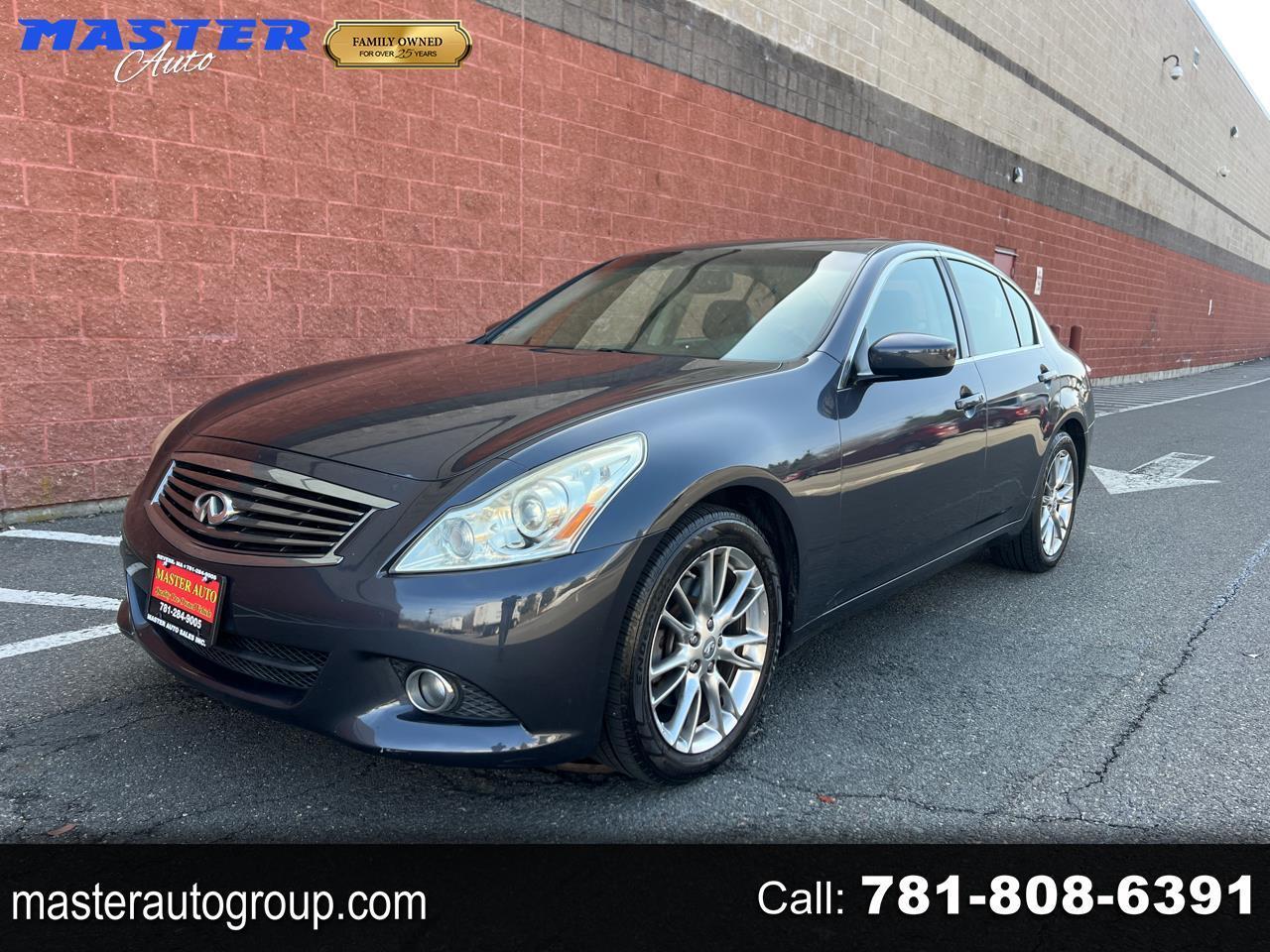 2010 Infiniti G Sedan G37x AWD