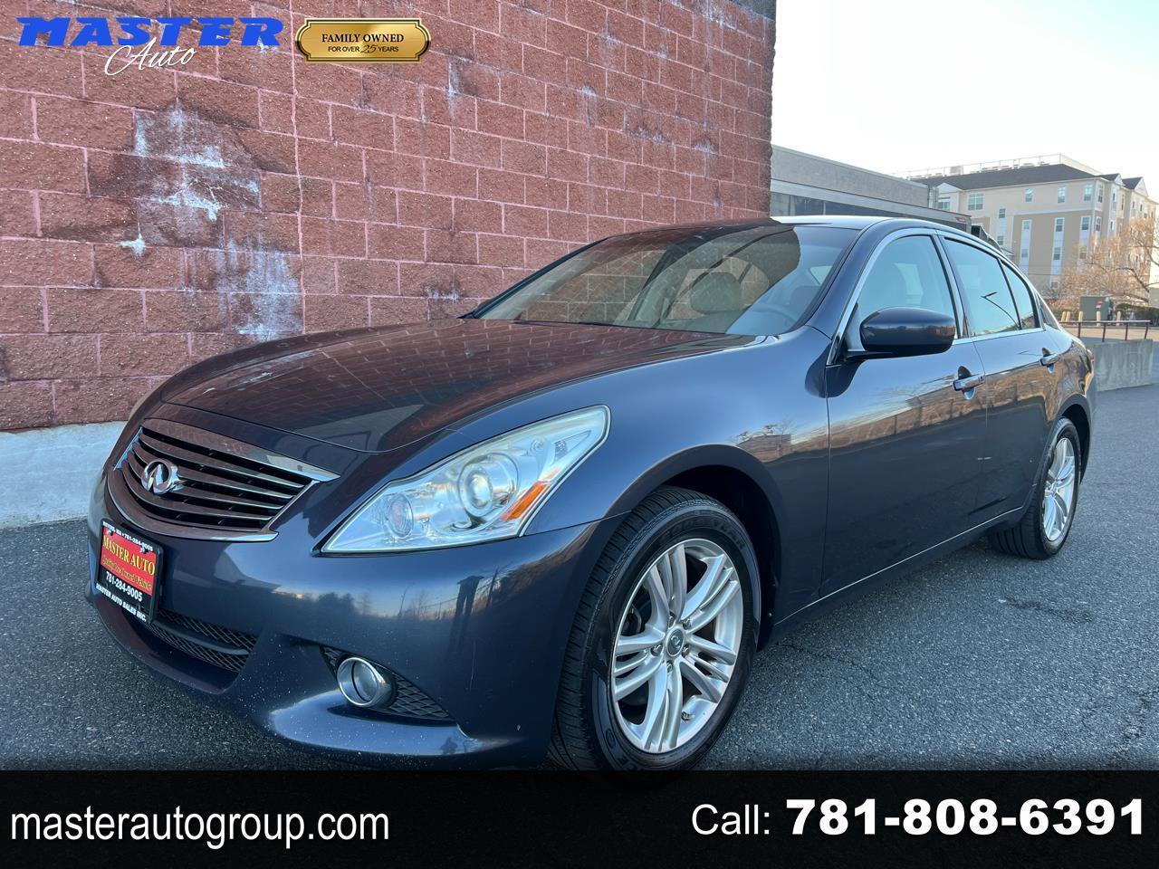 Infiniti G Sedan 37x AWD 2013