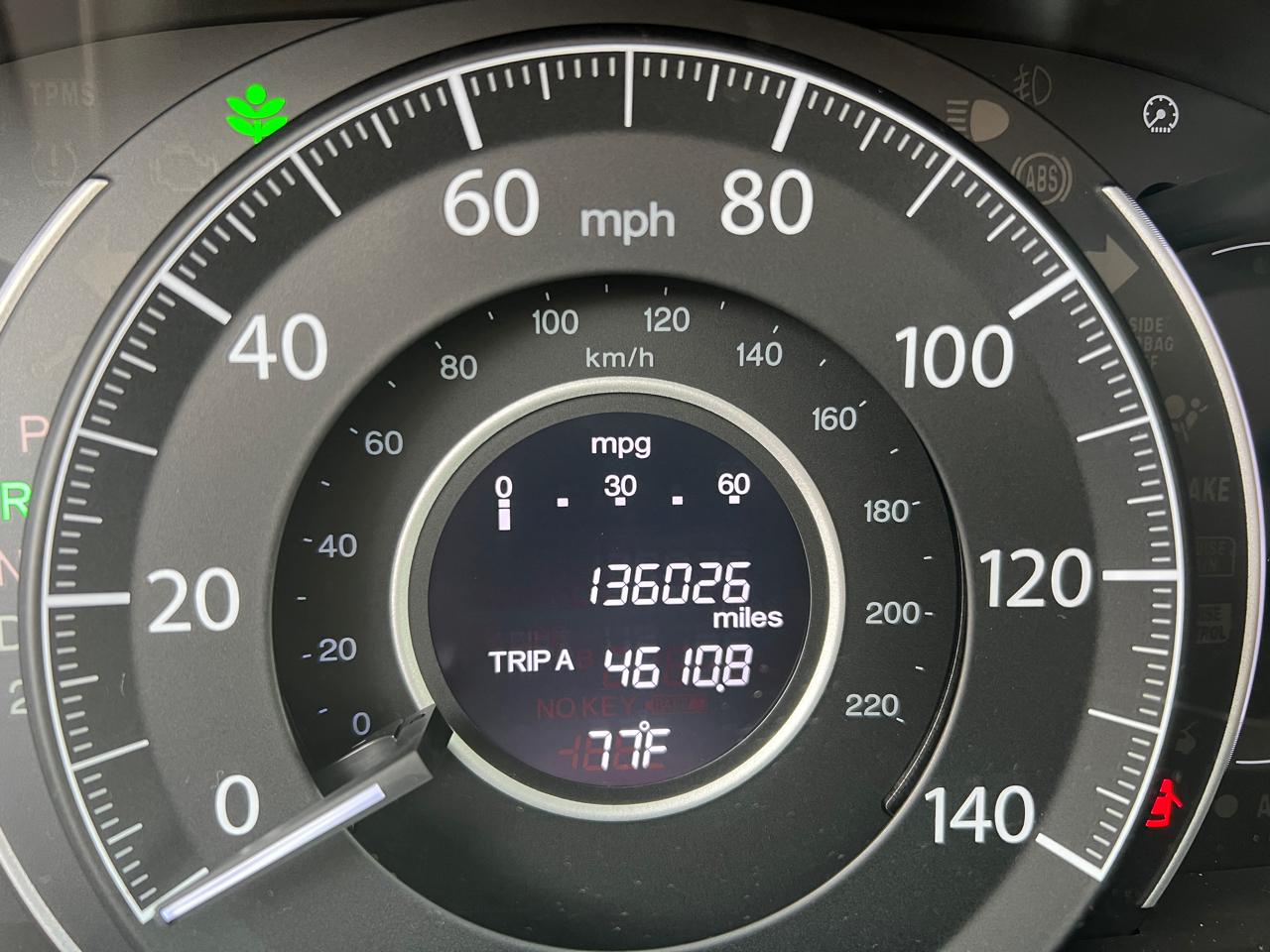 Honda CR-V EX-L 4WD 5-Speed AT 2012