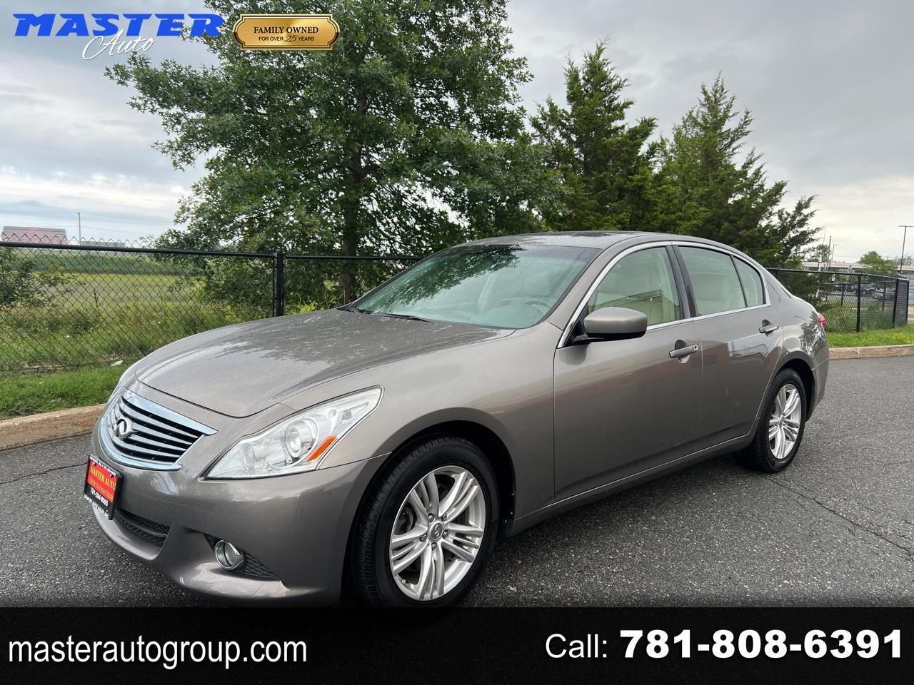 Infiniti G Sedan 37x AWD 2013