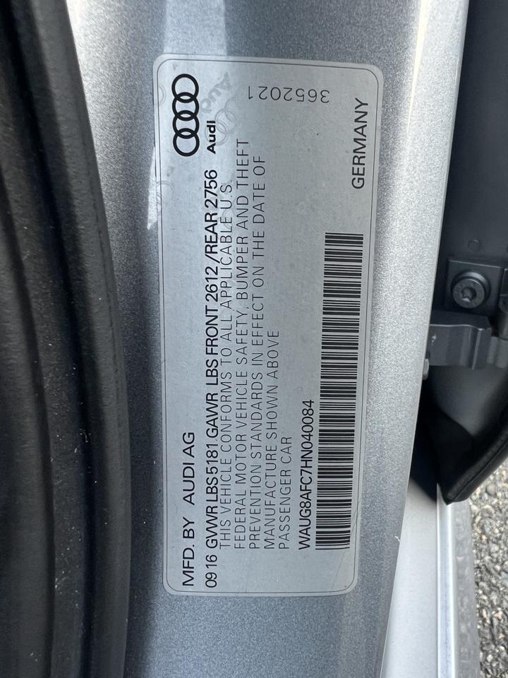 Audi A6 2.0T Premium Plus quattro 2017