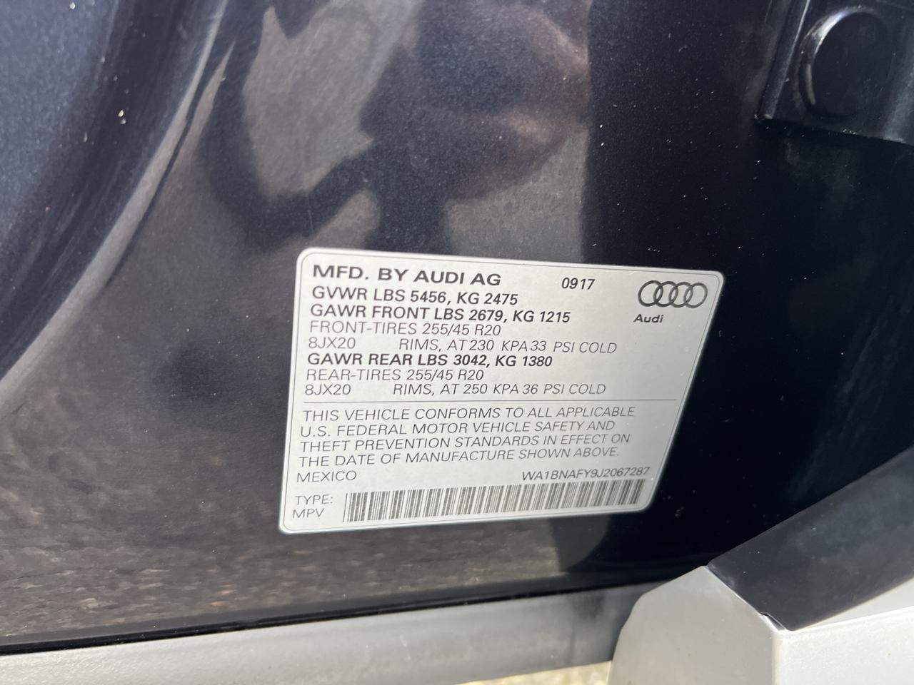 Audi Q5 2.0T Premium Plus quattro 2018