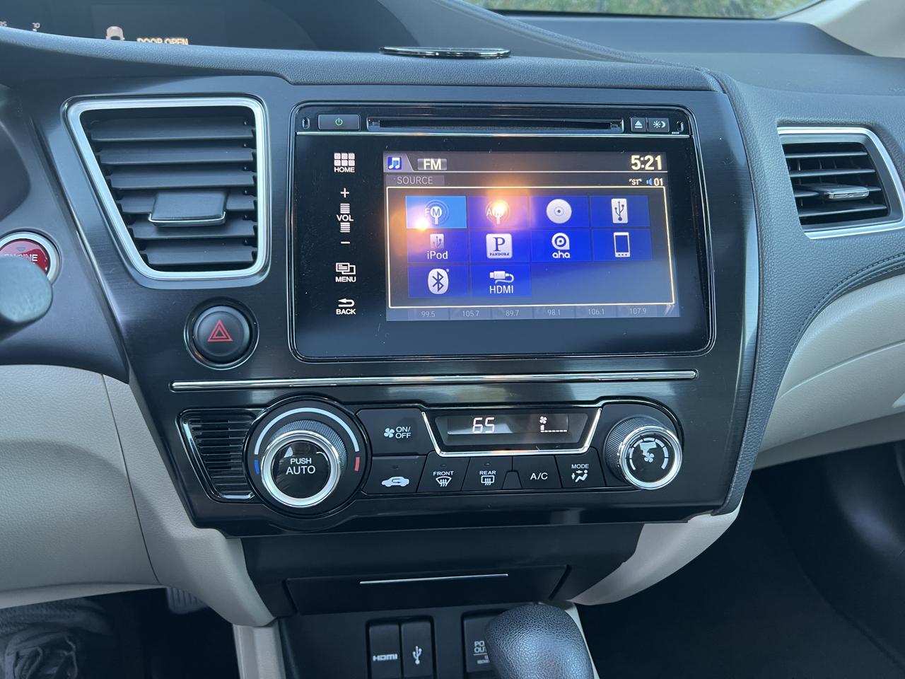 Honda Civic EX Sedan CVT 2015