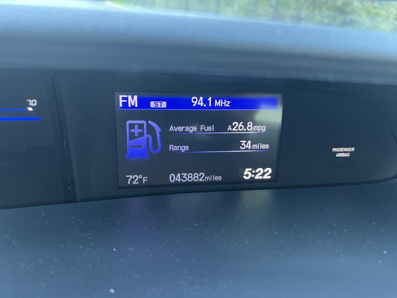 Honda Civic EX Sedan CVT 2015