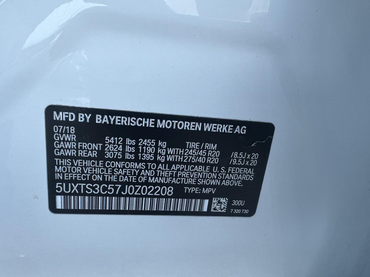 BMW X3 M40i 2018