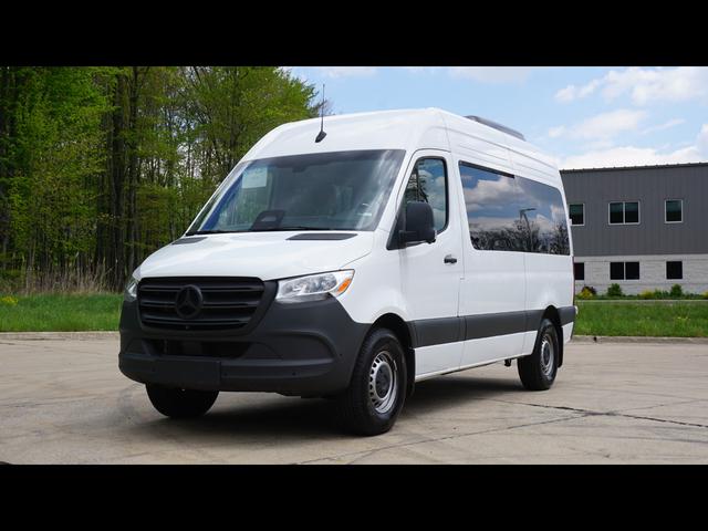 Black 2025 Mercedes-Benz Sprinter 2500 144 Passenger Van RWD Van Rear-Wheel Drive Automatic
