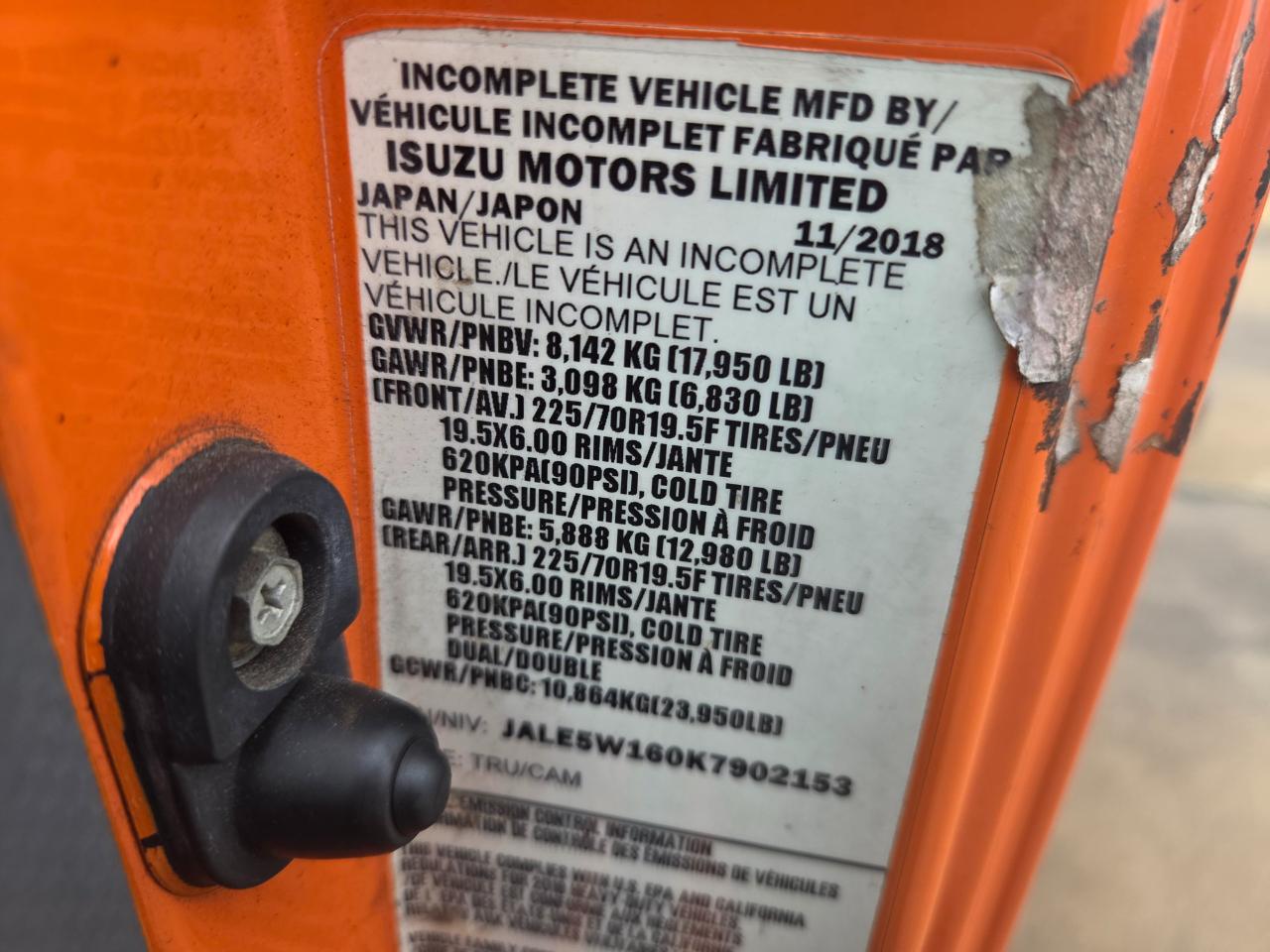 Isuzu NQR  2019