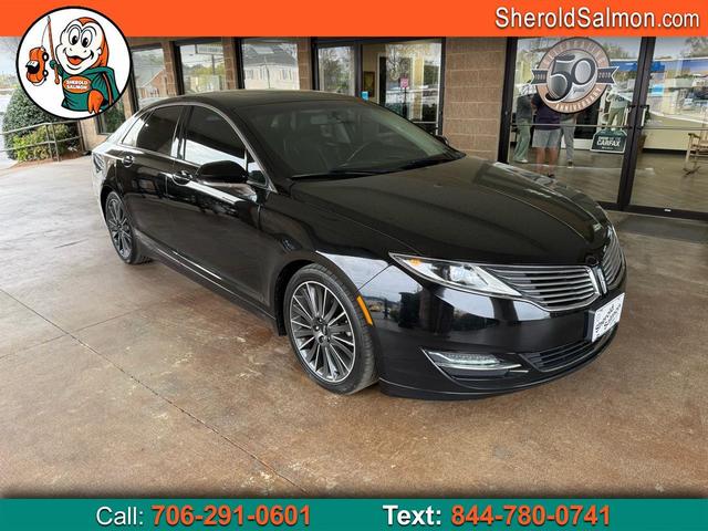 Black 2016 Lincoln MKZ AWD Sedan All-Wheel Drive Automatic