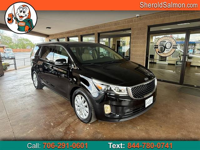 Black 2016 Kia Sedona EX Minivan Front-Wheel Drive Automatic