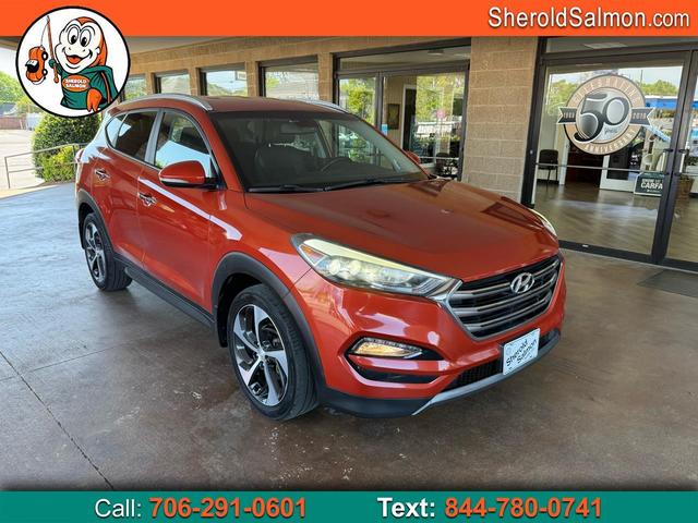 Orange 2016 Hyundai Tucson 1.6T Limited FWD SUV / Crossover Front-Wheel Drive Automatic