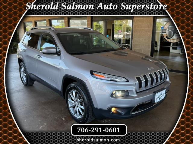 Silver 2018 Jeep Cherokee Limited 4WD SUV / Crossover Four-Wheel Drive Automatic