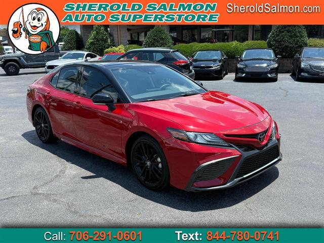 Red 2023 Toyota Camry XSE FWD Sedan Front-Wheel Drive Automatic
