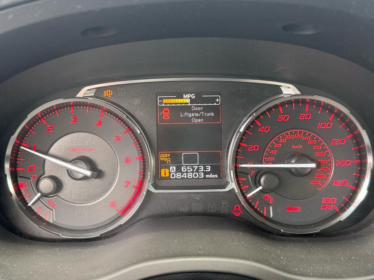 Subaru WRX Limited Manual 2017