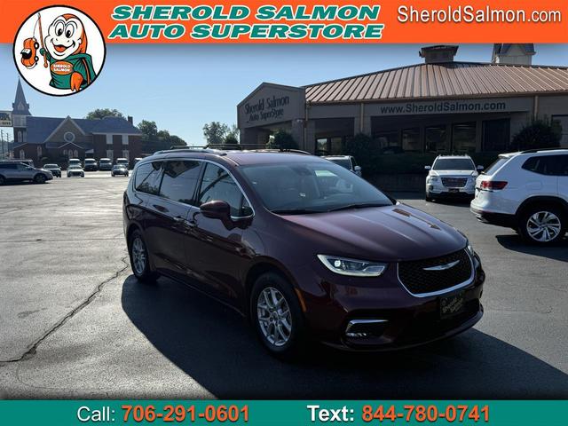 Red 2021 Chrysler Pacifica Minivan Front-Wheel Drive Automatic