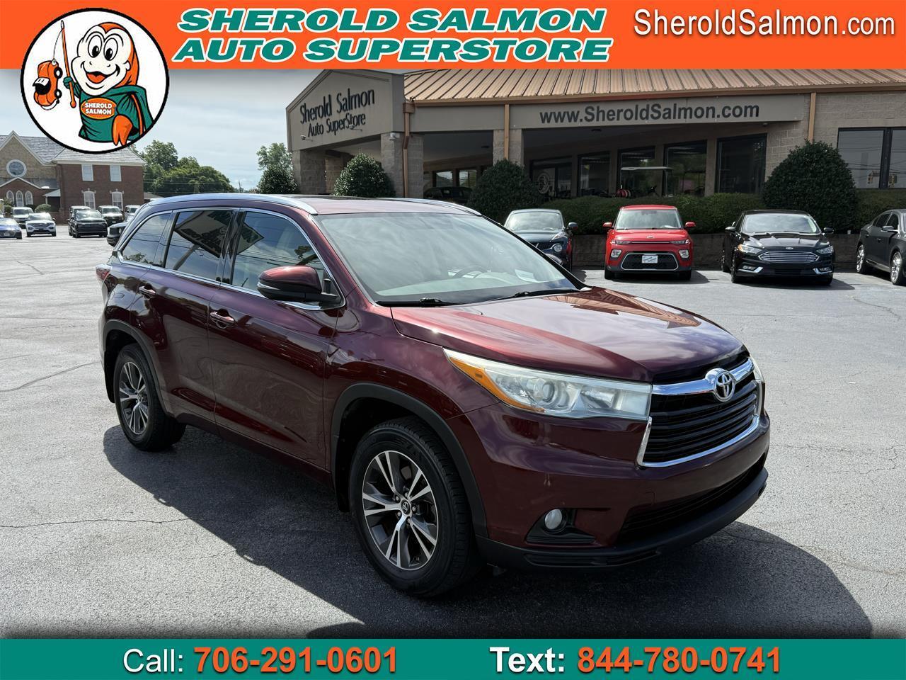 Toyota Highlander AWD 4dr V6 XLE (Natl) 2016