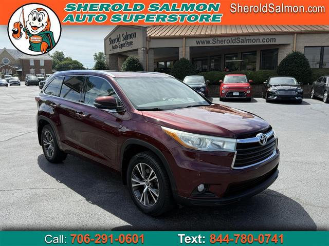 Red (Maroon) 2016 Toyota Highlander SUV / Crossover All-Wheel Drive Automatic