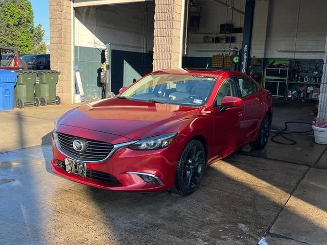 Red 2016 Mazda MAZDA6 Sedan Front-Wheel Drive Automatic