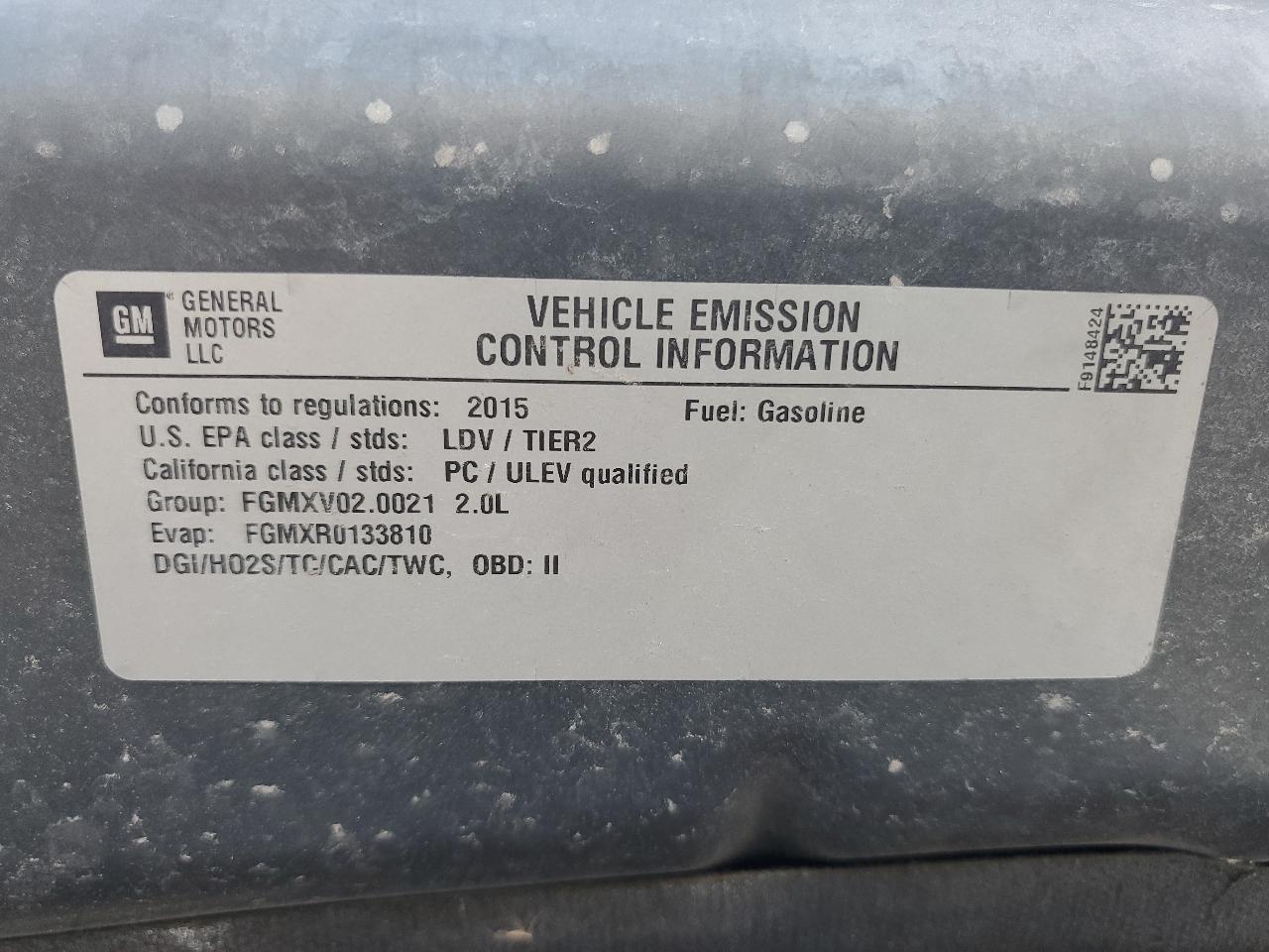 Buick Regal 4dr Sdn Turbo FWD 2015