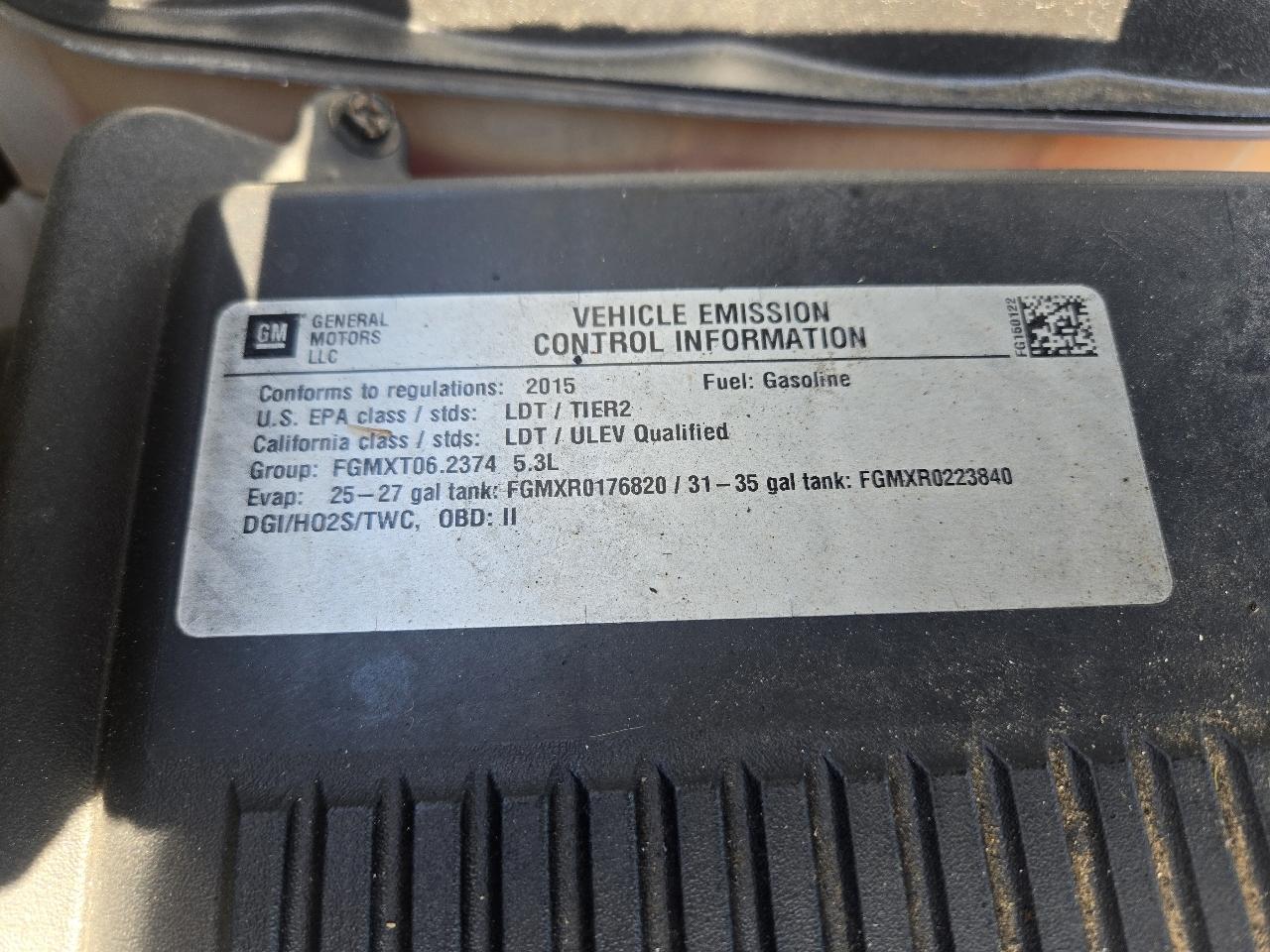 Chevrolet Silverado 1500 4WD Crew Cab 153.0" LT w/2LT 2015