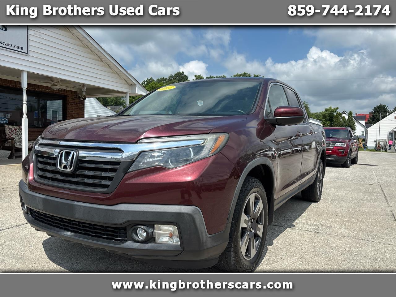2017 Honda Ridgeline RTL 4x4 Crew Cab 5.3' Bed