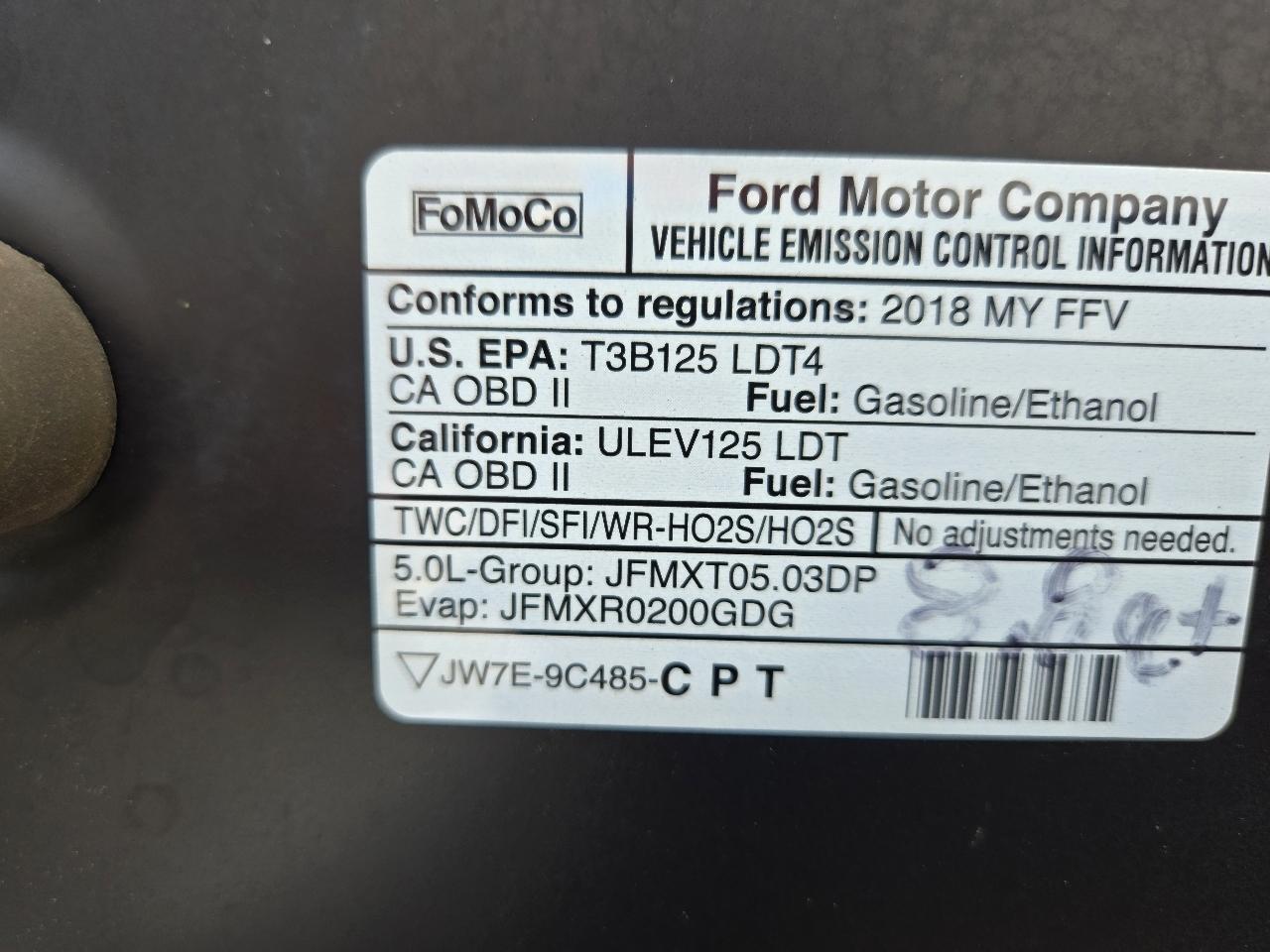 Ford F-150 4WD SuperCab 145" STX 2018
