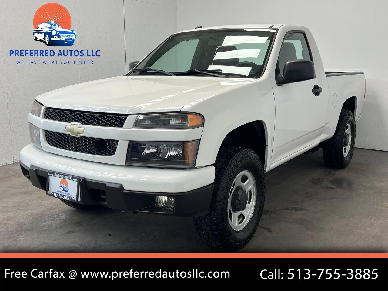 2012 Chevrolet Colorado 4WD Reg Cab Work Truck