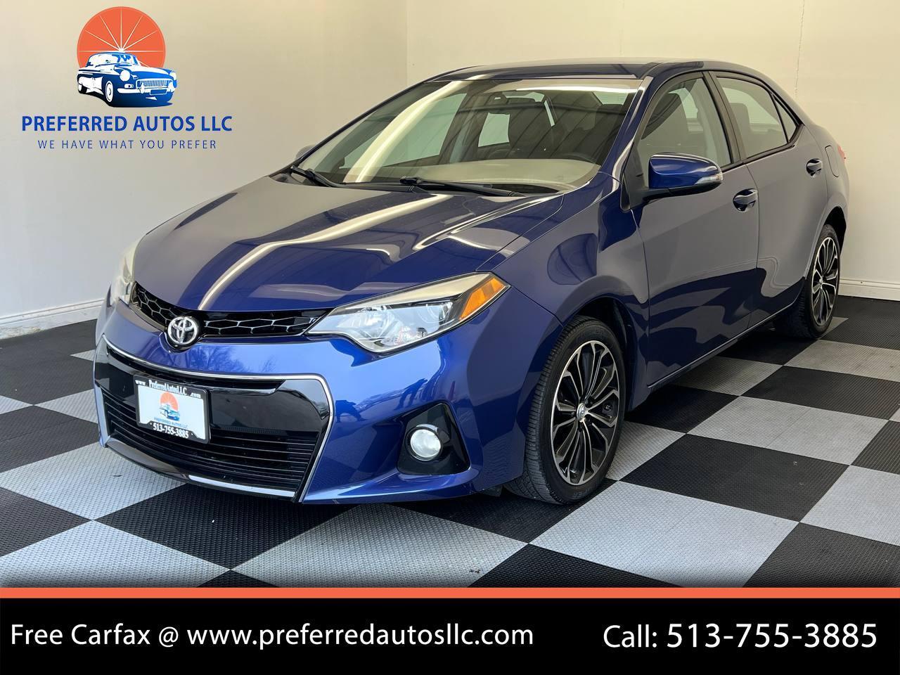 Toyota Corolla S Plus 4D Sedan 2014