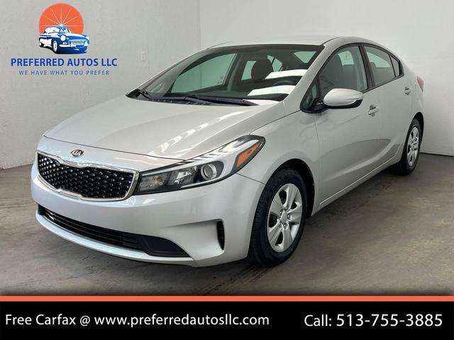 Silver 2017 Kia Forte LX Sedan Front-Wheel Drive Automatic