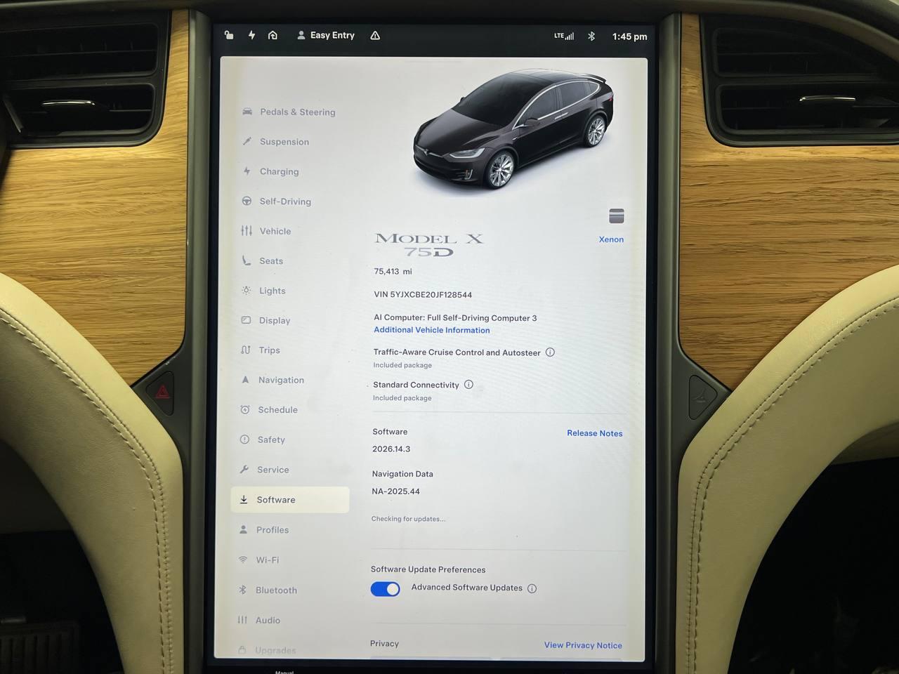 Tesla Model X 75D AWD 2018