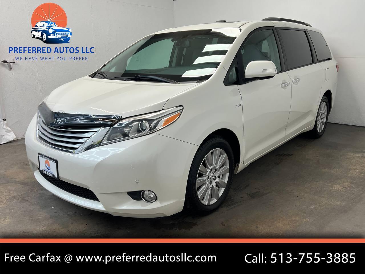 Toyota Sienna Limited Premium AWD 7-Passenger (Natl) 2017