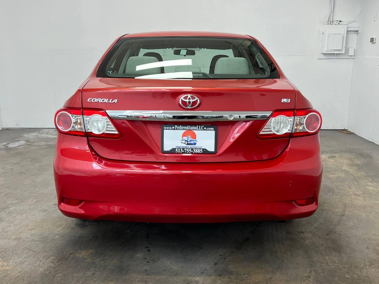 Toyota Corolla LE 2012