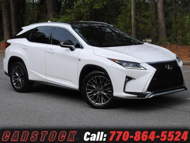 2018 Lexus RX 350 F Sport AWD w/ Nav Pano Roof 360 Cam