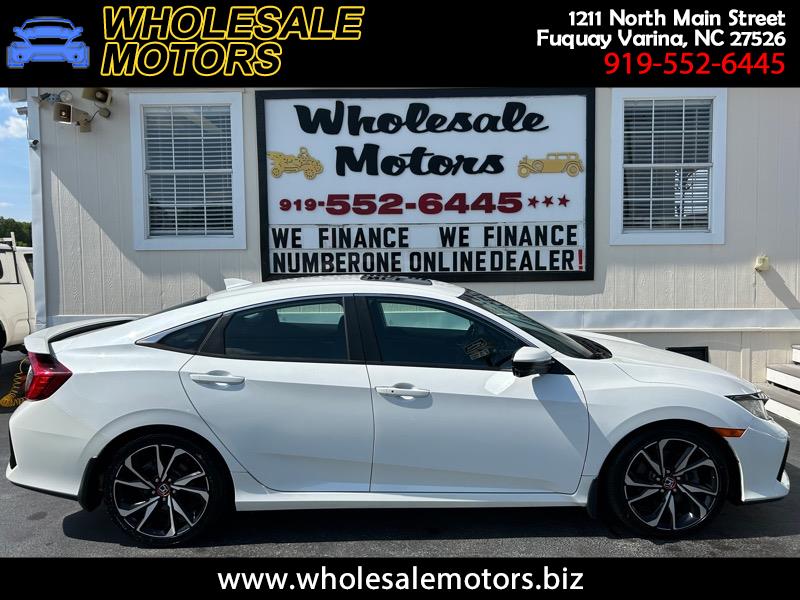 Used 2018 Honda Civic Si 4dr Sedan 6M for Sale in Fuquay Varina NC 27526 Wholesale Motors