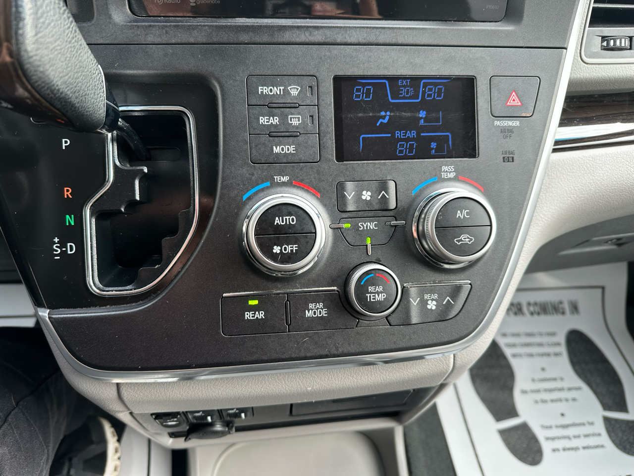 Toyota Sienna 5dr 8-Pass Van XLE Premium FWD (Natl) 2015