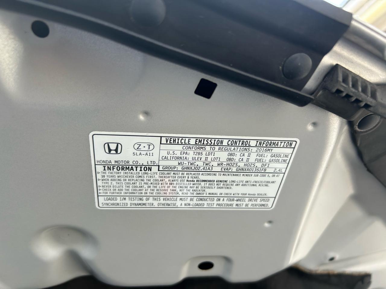 Honda CR-V AWD 5dr EX 2016