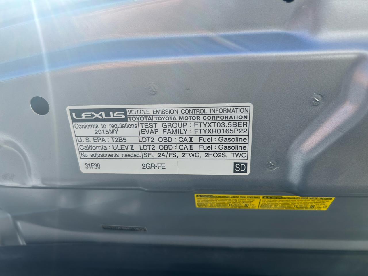 Lexus RX 350 FWD 2015