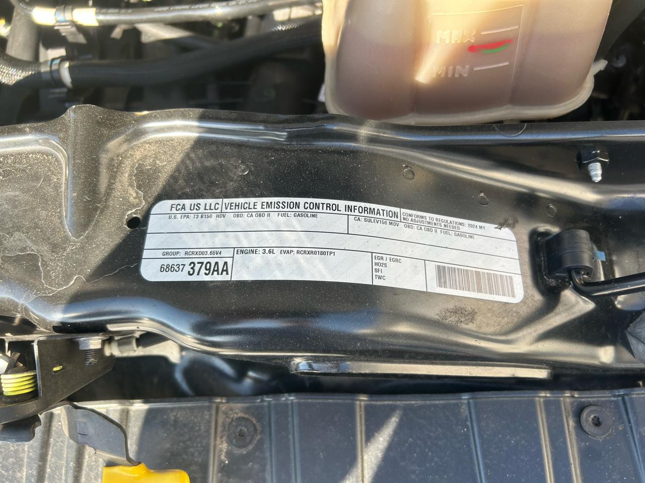 RAM ProMaster Cargo Van Tradesman 3500 High Roof 159" WB EXT w/Pass Seat 2024