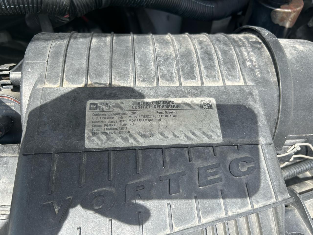 Chevrolet Express Cargo Van RWD 2500 135" 2015