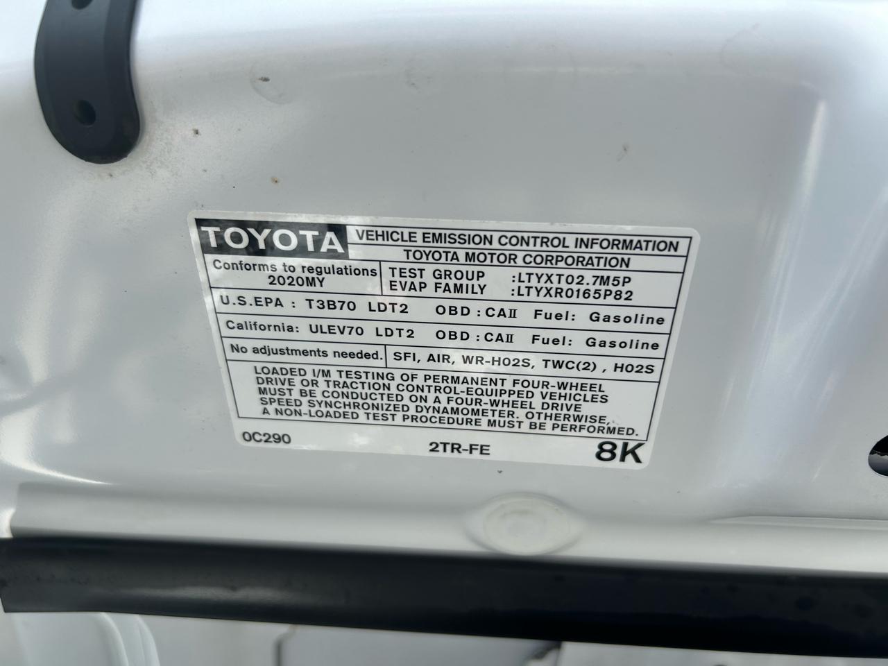 Toyota Tacoma 2WD  2020