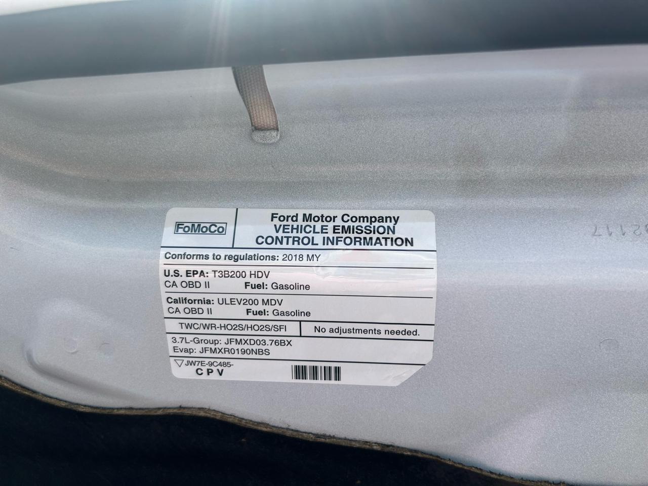 Ford Transit Van T-150 130" Low Rf 8600 GVWR Sliding RH Dr 2018