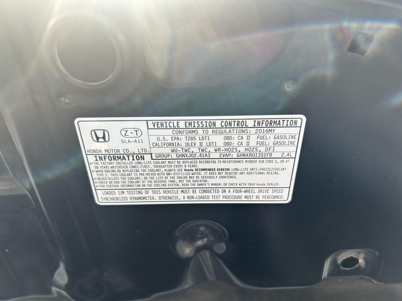 Honda CR-V AWD 5dr LX 2016