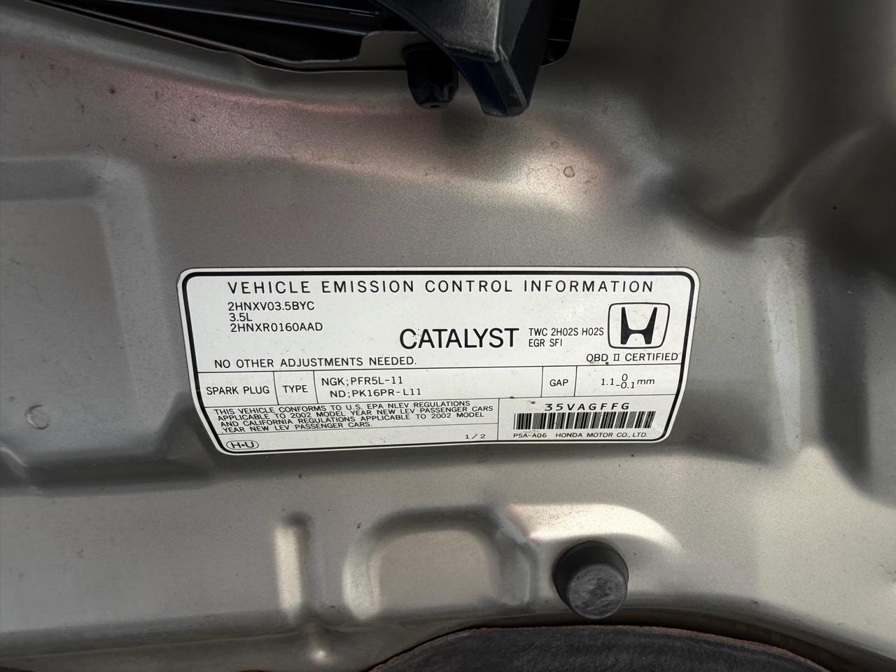 Acura RL 4dr Sdn 2002