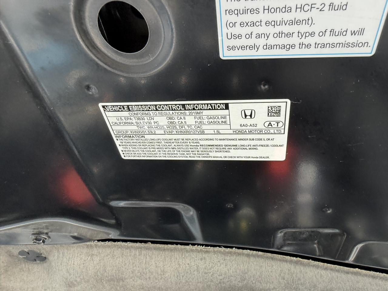 Honda Accord Sedan  2019