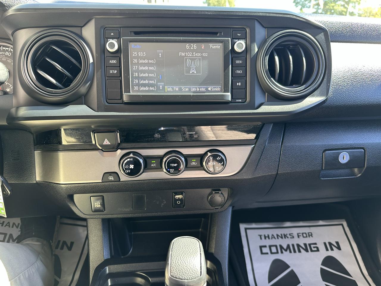 Toyota Tacoma 2WD Access Cab I4 AT SR5 (Natl) 2016