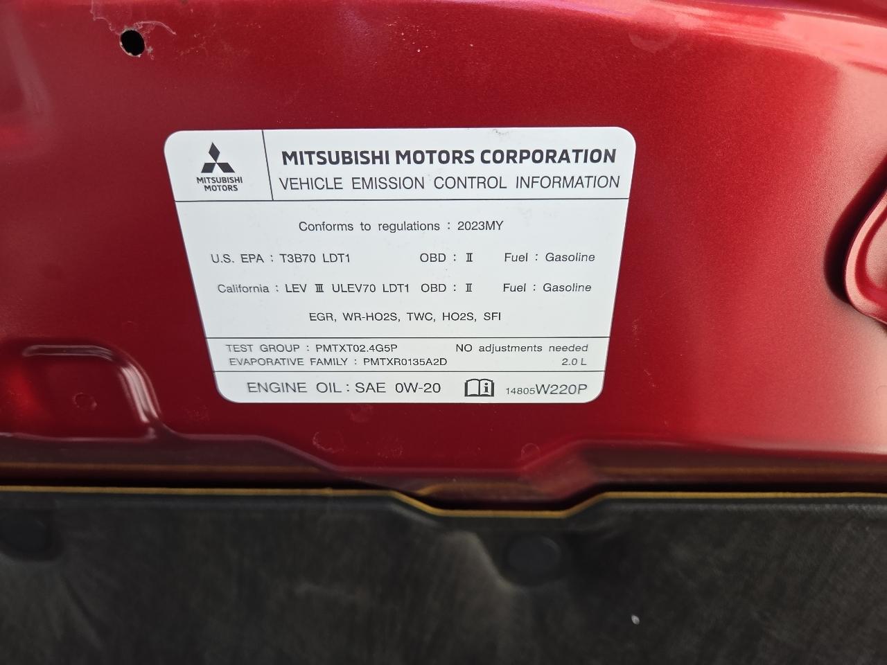 Mitsubishi Outlander Sport Ralliart 2.0 AWC 2023