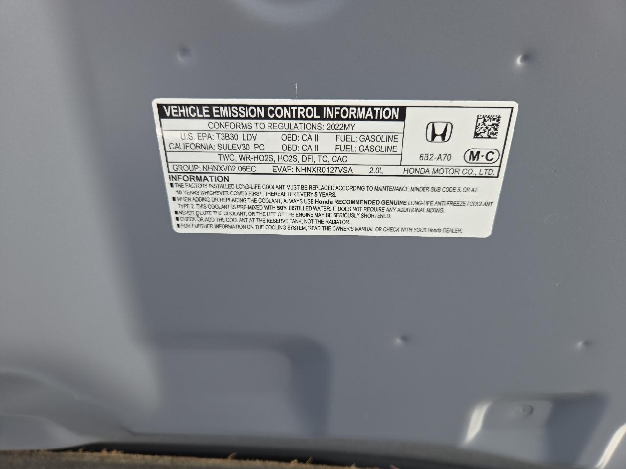 Honda Accord Sedan Sport 2.0T Auto 2022