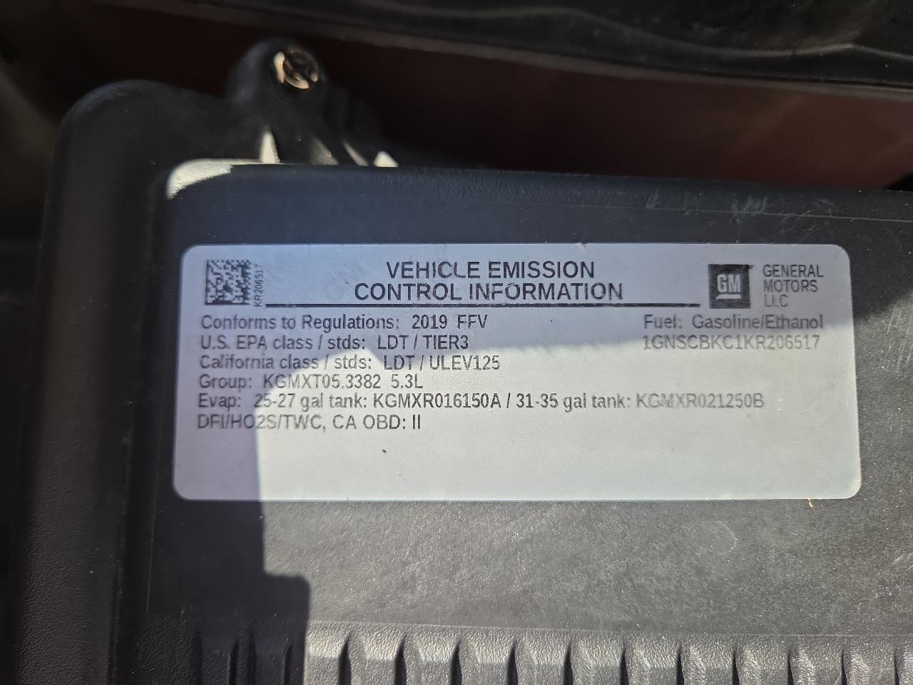 Chevrolet Tahoe 2WD 4dr LT 2019